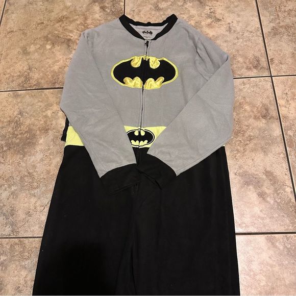 Batman Sleepwear Adult Jumpsuit - Picture 1 of 6